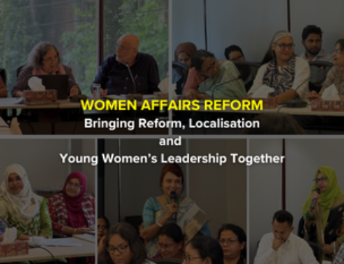 Women Affairs Reform: Bringing Reform, Localisation and Young Women’s Leadership Together